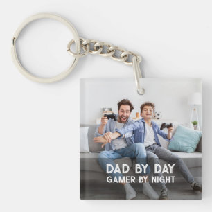 Porte-clés Papa Par Jeu De Jour Par Fils De Nuit Et Papa Fête