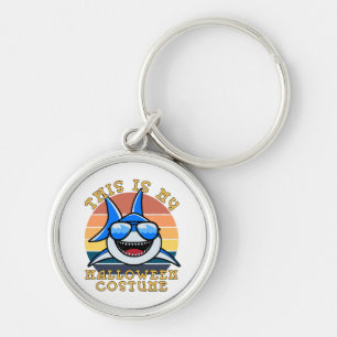 Porte-clés Papa Requin Soleil Couchant Épouvantable Drôle