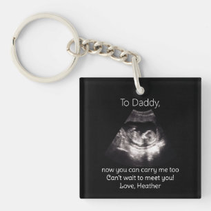 Porte-clés Papa sera Ultrasound Faire-part de grossesse