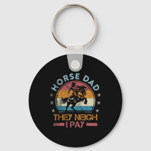 Porte-clés Papa vintage Retro Cheval