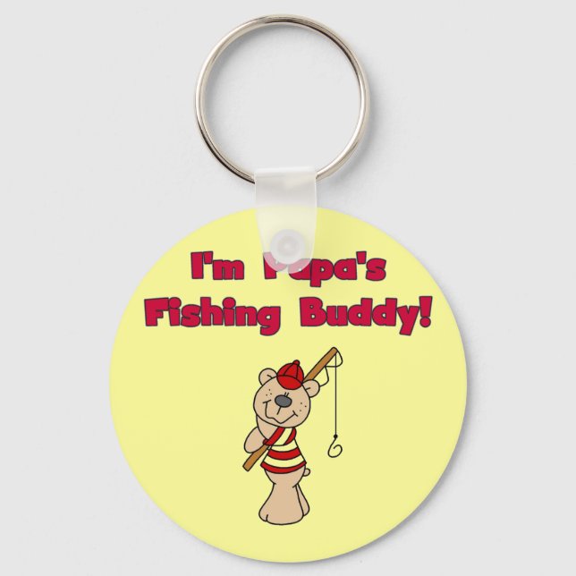 Porte-clés Papa's Fishing Buddy Tshirts and Gifts (Recto)