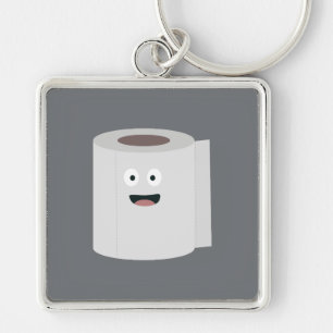 Porte-clés Papier de toilette au visage