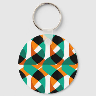 Porte-clés Papier peint rétro : Conception Vintage
