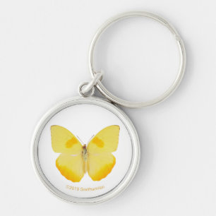 Porte-clés Papillon commun de jaune d'herbe