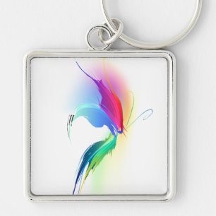 Porte-clés Papillon de peinture Abstrait