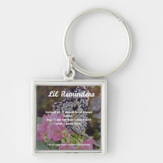 Porte-clés Papillon Lil rappel cadeau (Devant)