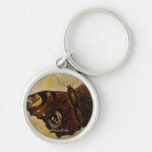 Porte-clés Papillon peint Frida Kahlo