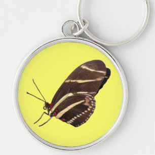 Porte-clés Papillon zèbre de Floride