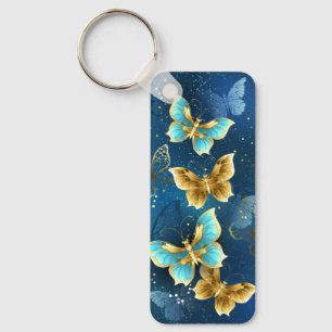 Porte-clés Papillons d'or