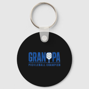 Porte-clés Papy joueur de pickleball style sport