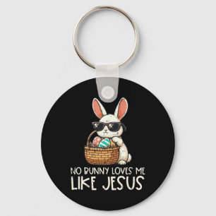 Porte-clés Pâques Aucun Lapin Ne M'Aime Comme Jésus Christian