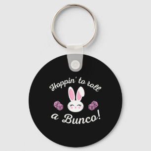 Porte-clés Pâques Bunco Hoppin Roulez Un Bunco Dice Bunny