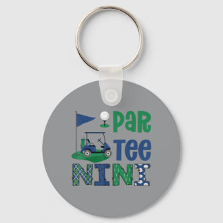 Porte-clés Par- Nini Golfeur Fête d'anniversaire Famille