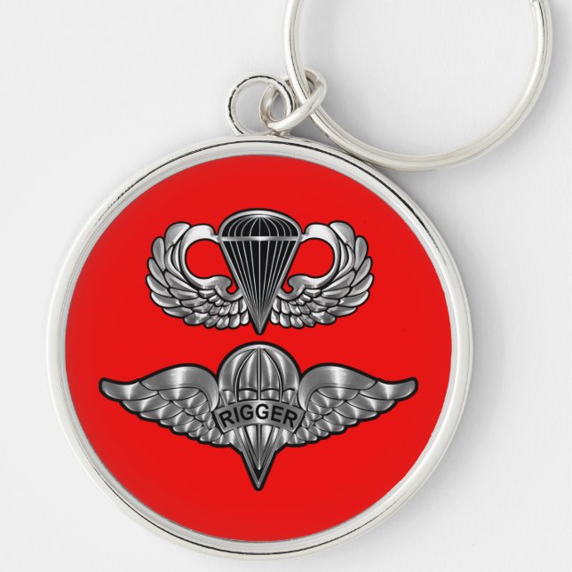 Porte-clés Parachute Rigger (AIRBORNE) (Devant)