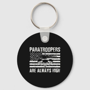 Porte-clés Parachutiste américain Drapeau US Soldat de l'armé