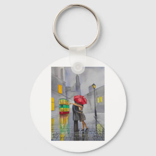 PORTE-CLÉS PARAPLUIE D'AMANTS