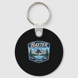 Porte-clés Parc d'état Baxter Maine randonnée montagne campin