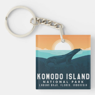 Porte-clés Parc national de Komodo Island Indonésie