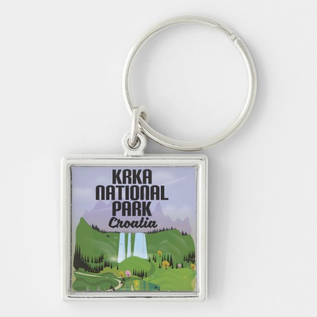 Porte-clés Parc national de Krka Croatie (Devant)