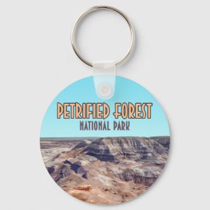 Porte-clés Parc National de la Forêt Petrifiée Arizona Vintag