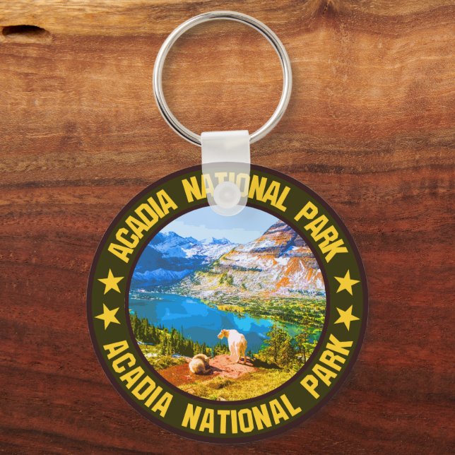 Porte-clés Parc national de l'Acadie (Recto)