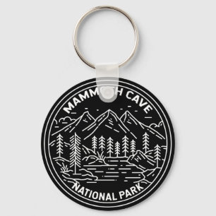 Porte-clés Parc national de Mammoth Cave Kentucky Monoline