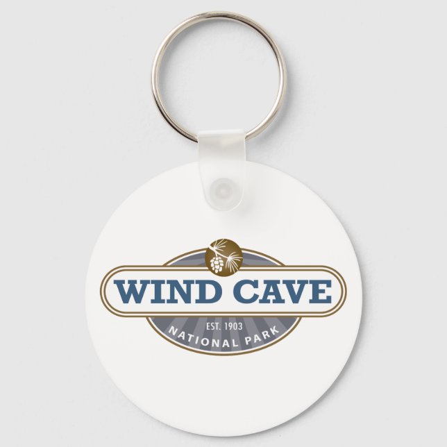 Porte-clés Parc national de Wind Cave (Recto)