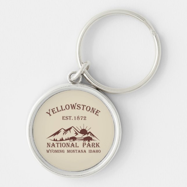Porte-clés Parc national de Yellowstone (Devant)