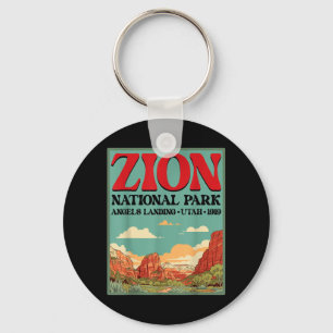 Porte-clés Parc national de Zion plein air Angels Landing Uta