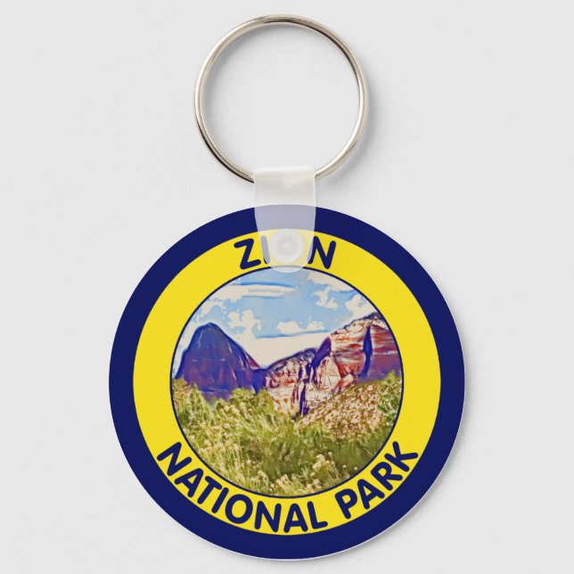 Porte-clés Parc national de Zion, Utah (Recto)