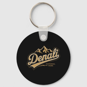 Porte-clés Parc national Denali Alaska Souvenir Montagne Camp