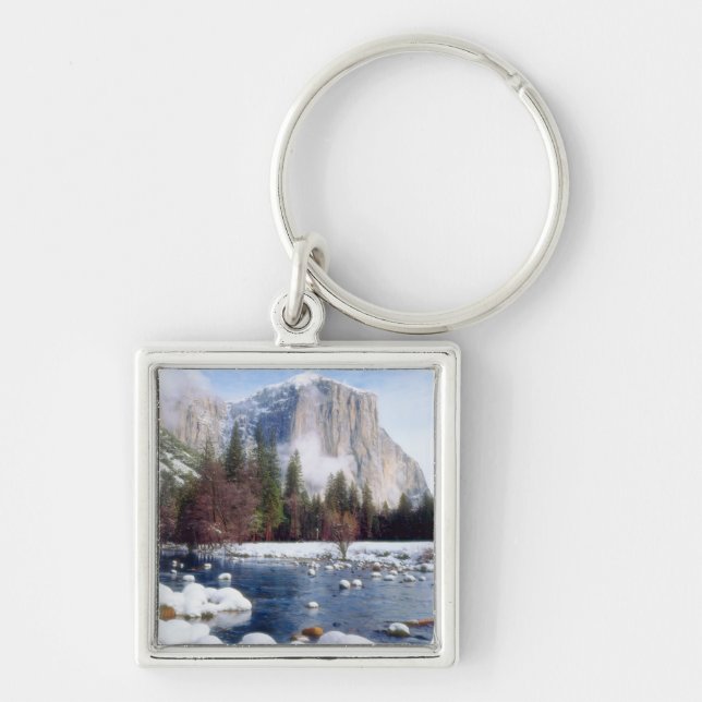 Porte-clés Parc national du Yosemite d'hiver (Devant)