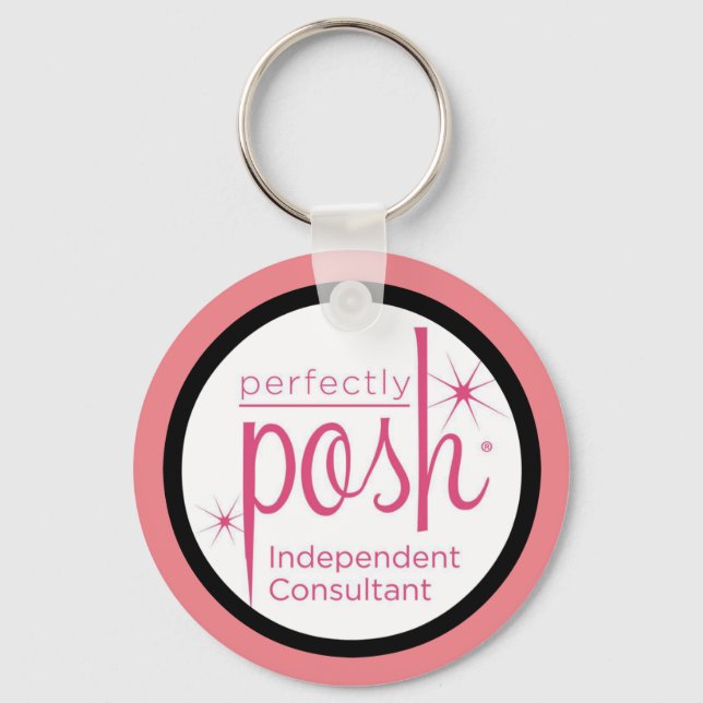 Porte-clés Parfaitement Posh Indépendant Consultant cadeaux (Recto)