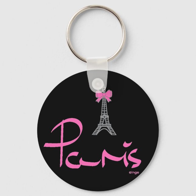 Porte-clés Paris,-France, Tour Eiffel, France (Recto)