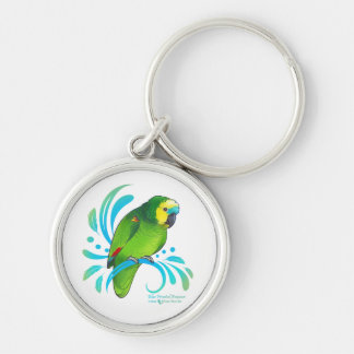 Porte-clés Parrot Amazone Bleu