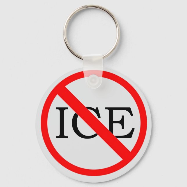 Porte-clés "PAS DE GLACE" (Recto)