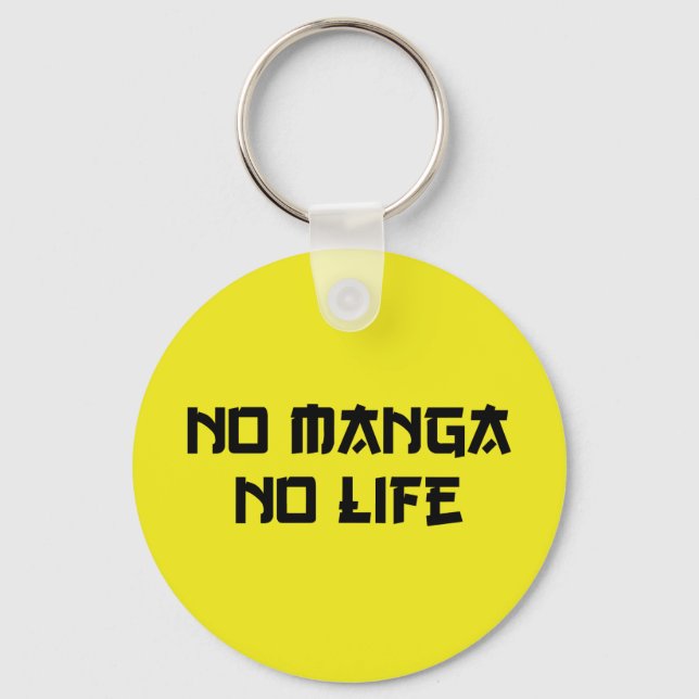 PORTE-CLÉS PAS DE MANGA PAS DE VIE (Recto)