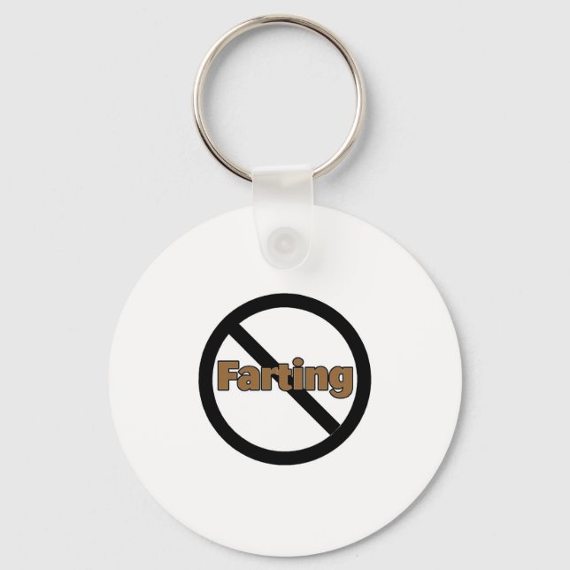 Porte-clés Pas de pets (Recto)