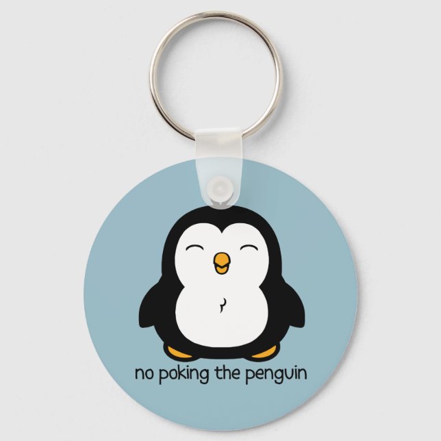 Porte-clés Pas De Poing Le Pingouin BLUE (Recto)