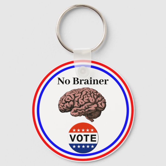 Porte-clés Pas de Porte - clé de vote (Recto)