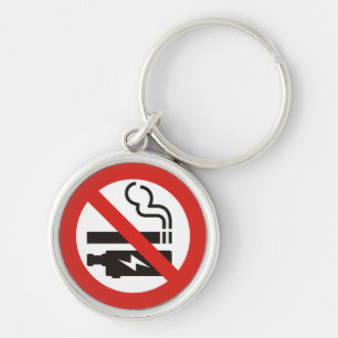 Porte-clés Pas de tabac ou de clapet