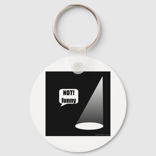 Porte-clés Pas drôle (Recto)