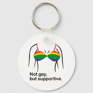 Porte-clés PAS GAY MAIS SUPPORTIVE BRA -.png