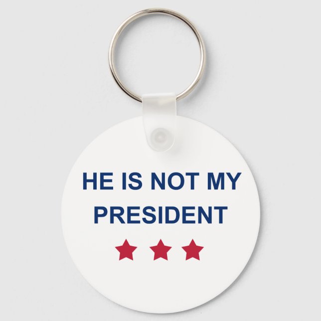 Porte-clés Pas mon président (Recto)