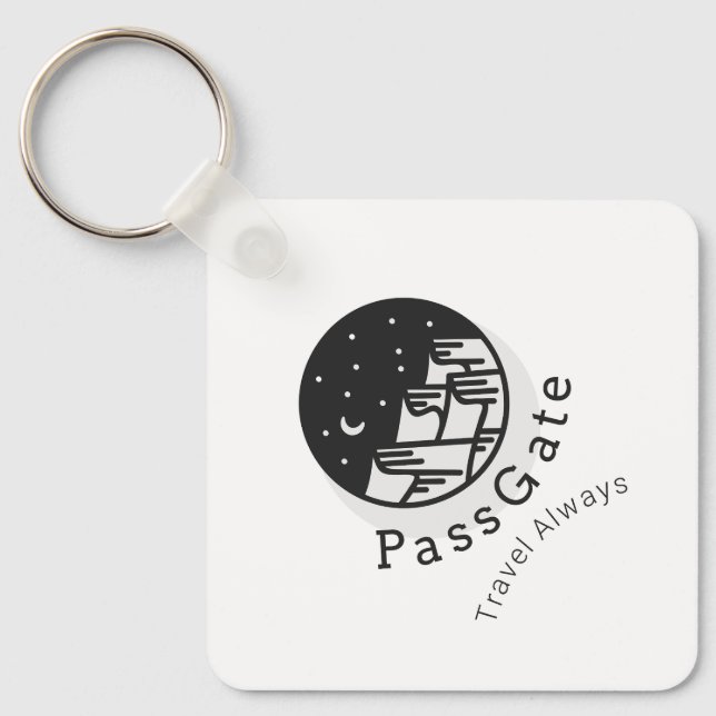 Porte-clés PassGate Voyage toujours Porte - clé (Recto)