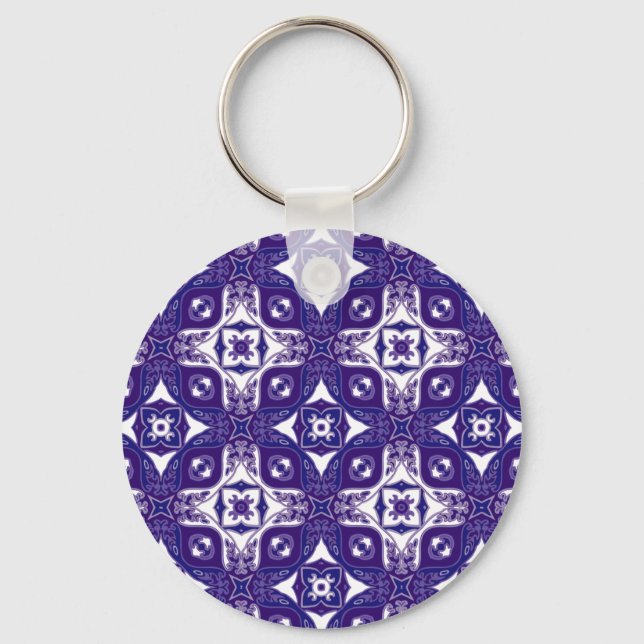Porte-clés Passion violette la première (Recto)