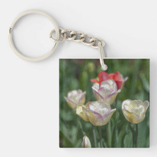 Porte-clés Pastel Tulips