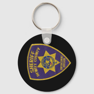 Porte-clés Patch du département des Sheriffs du comté de DeWi