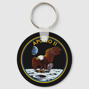 Porte-clés patch mission Apollo 11
