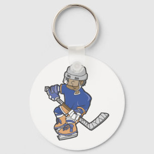 Porte-clés Patinage du joueur de hockey